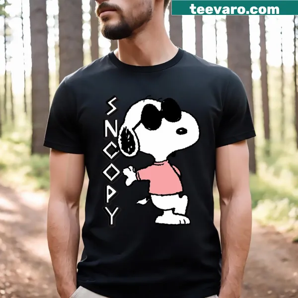 T-shirt featuring Snoopy as Joe Cool from Peanuts