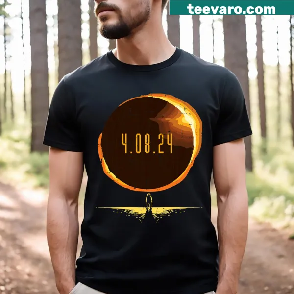 T-shirt celebrating the total solar eclipse on April 8, 2024