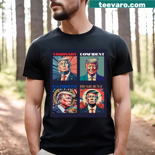 Humorous typography graphic related to political themes on a shirt