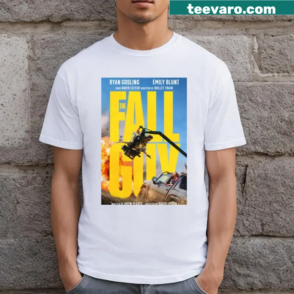 T-shirt featuring graphics from the movie 'The Fall Guy'