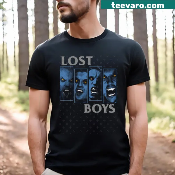 Retro design featuring The Lost Boys and Frog Brothers