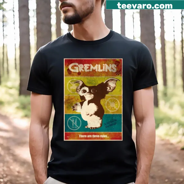 T-shirt with humorous 'Three Rules' text design