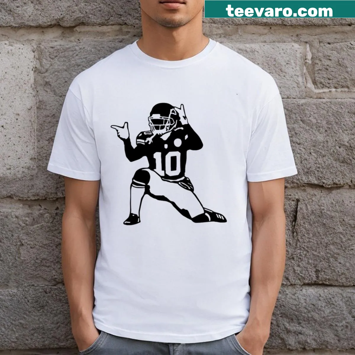 Kansas City Chiefs T-shirt featuring Tyreek Hill — on a men's t-shirt