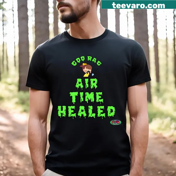 Playful cartoon graphic t-shirt featuring goo concept