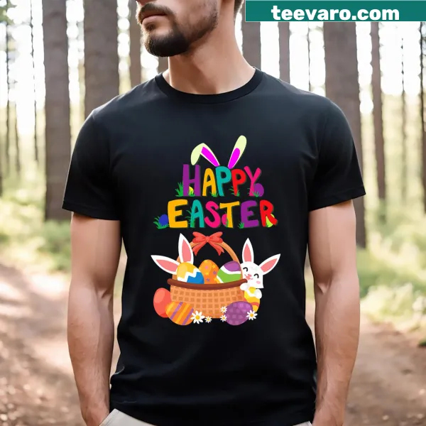 Easter-themed t-shirt for men with a cheerful message