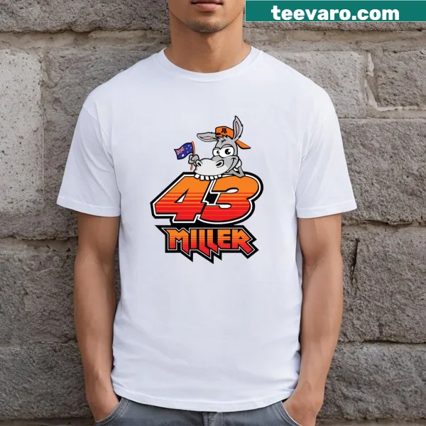 Jack Miller T-shirt featuring number 43