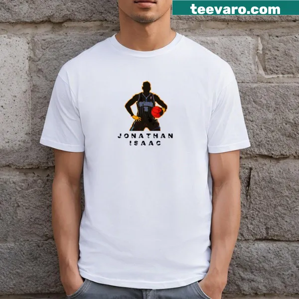 Jonathan Isaac T-shirt featuring his name in bold typography