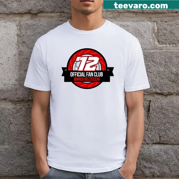 T-shirt for fans of racer Marco Bezzecchi featuring his name
