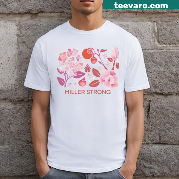 Miller Strong t-shirt with bold text design