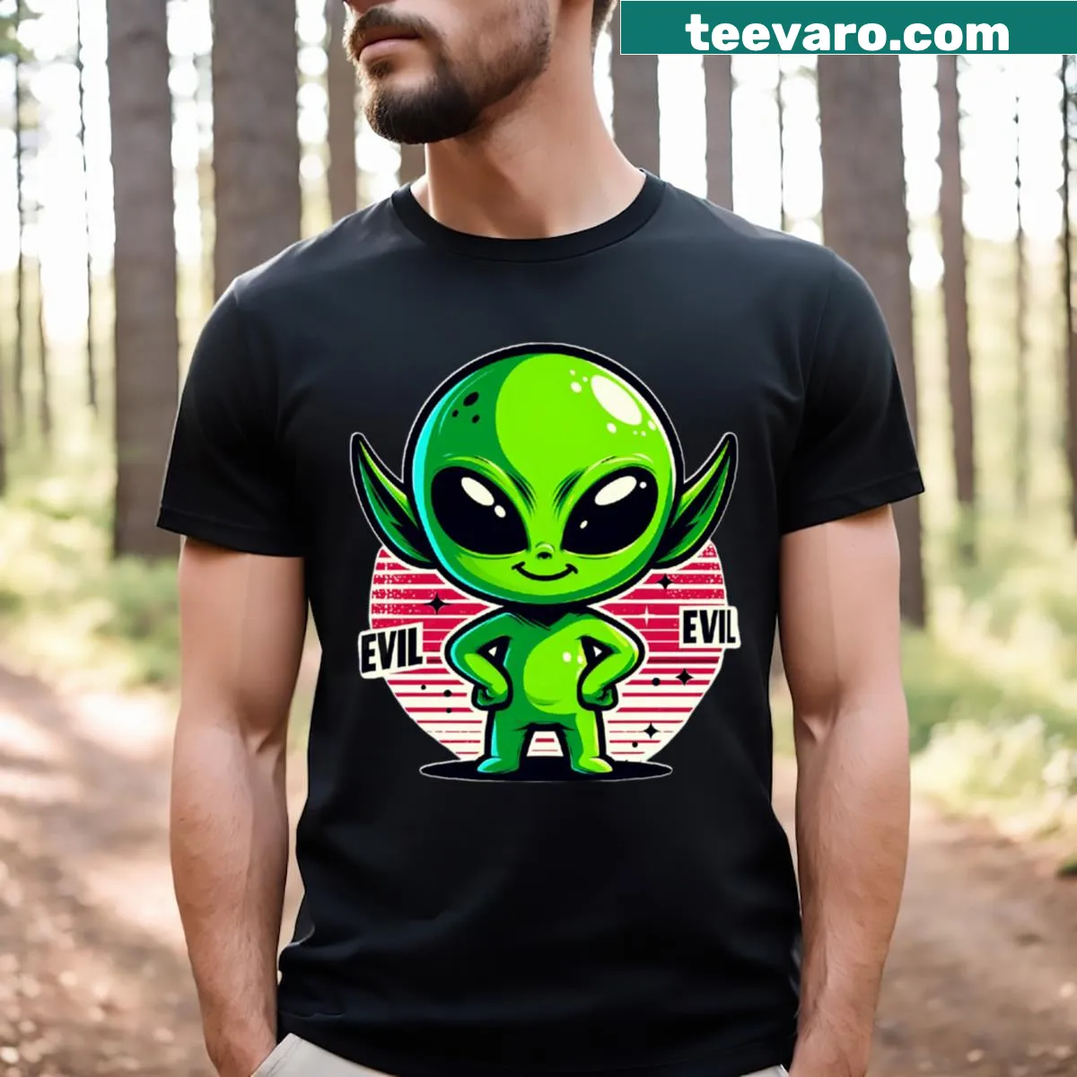 Funny t-shirt with prankster-themed humorous text — on a men's t-shirt