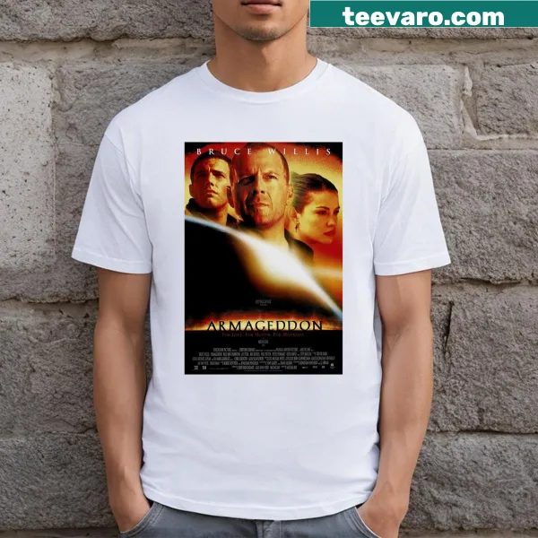 Vintage-style T-shirt inspired by the film Armageddon 1998