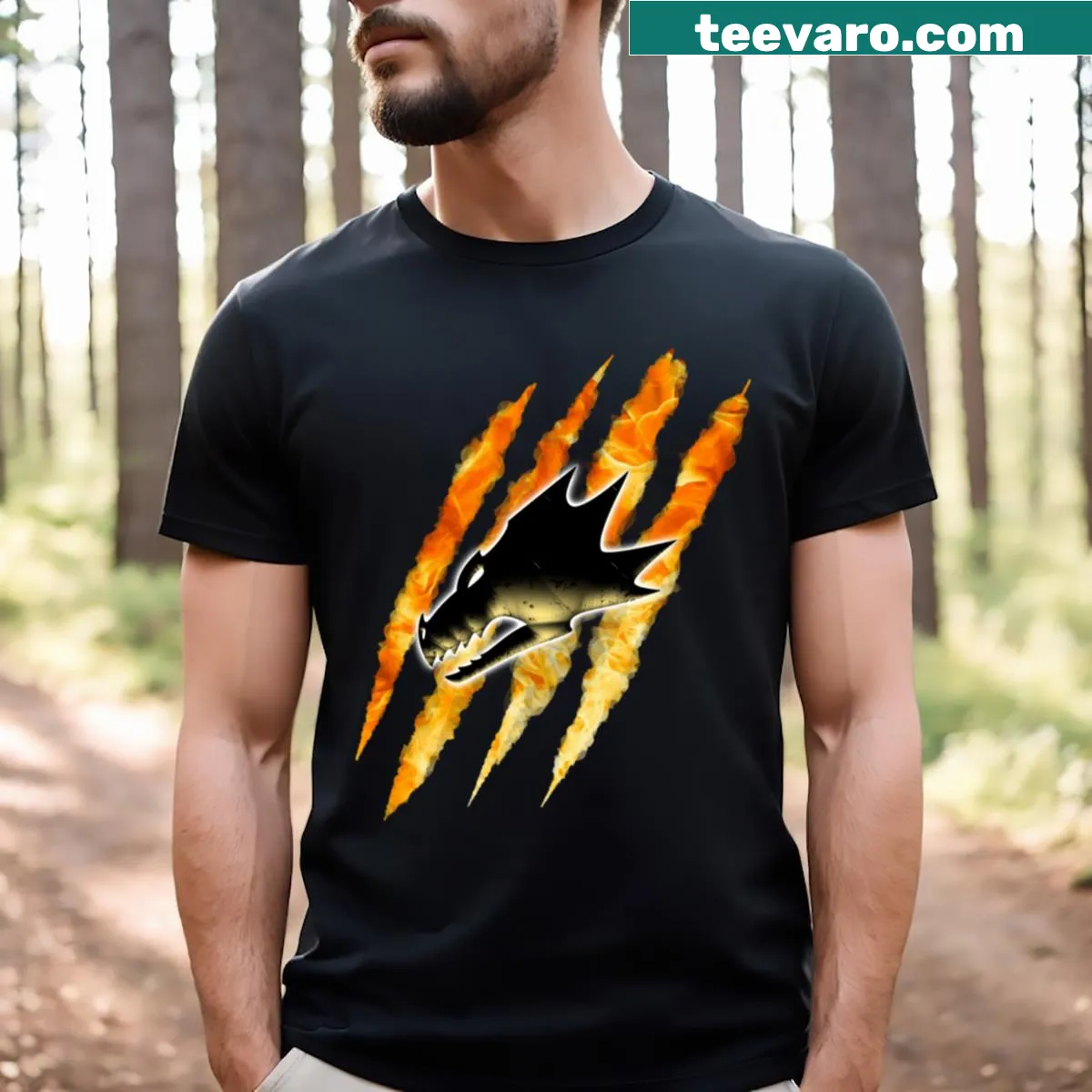 Custom logo design for Grim Dark Hobby Gaming Club on T-shirt — on a men's t-shirt