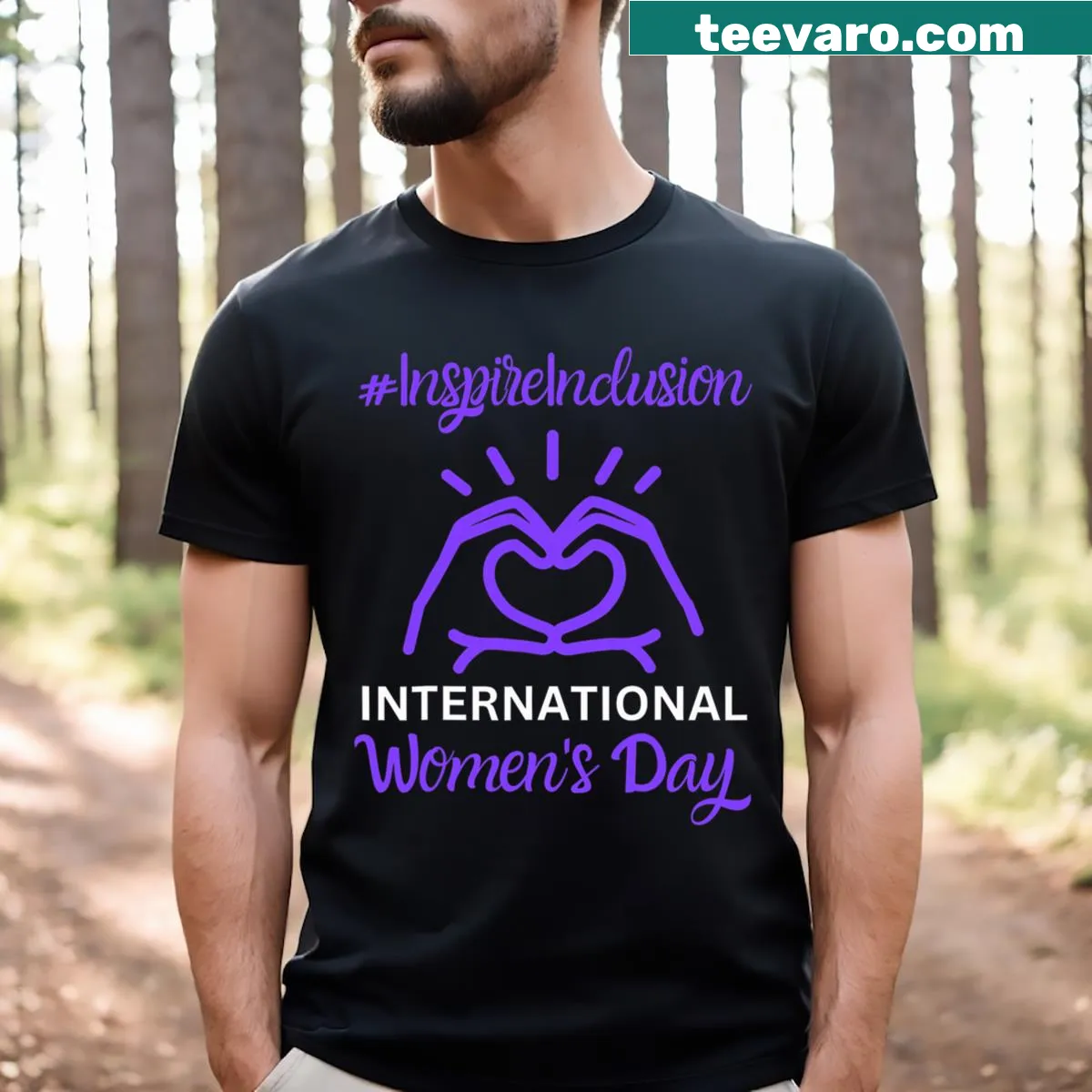 Empowering message for International Inclusion Day T-shirt — on a men's t-shirt