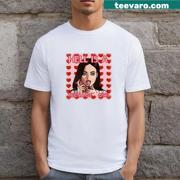 Pixel art t-shirt featuring Megan Fox from Jennifer's Body