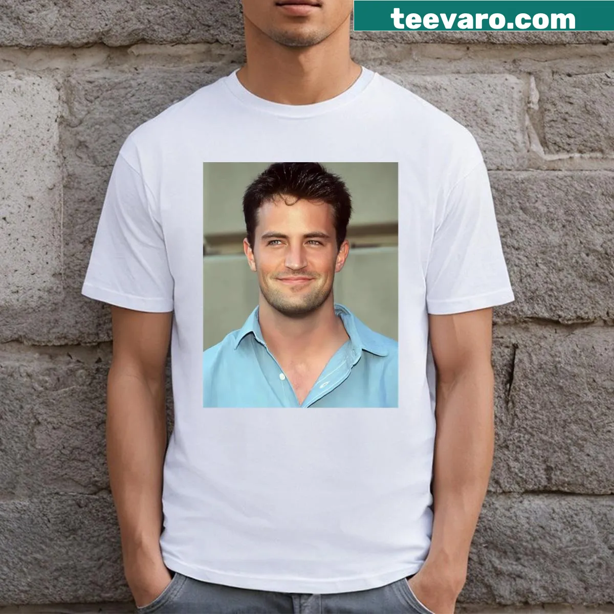 Matthew Perry Handsome T-shirt featuring nostalgic design for fans — on a men's t-shirt