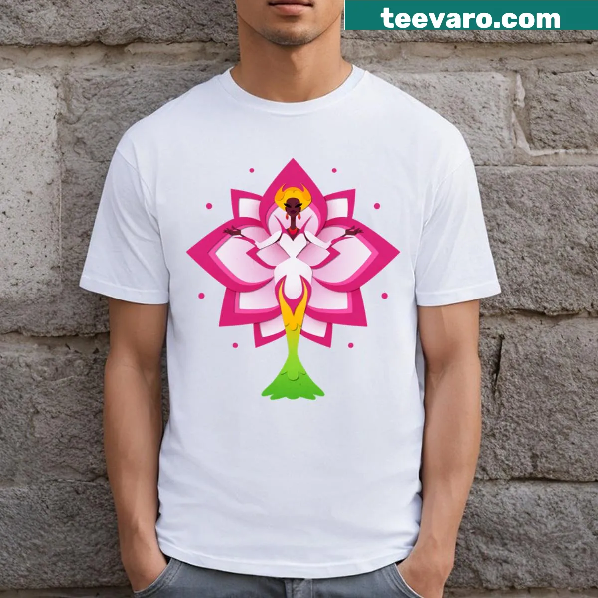 Mother Sapphira t-shirt expressing love and identity — on a men's t-shirt