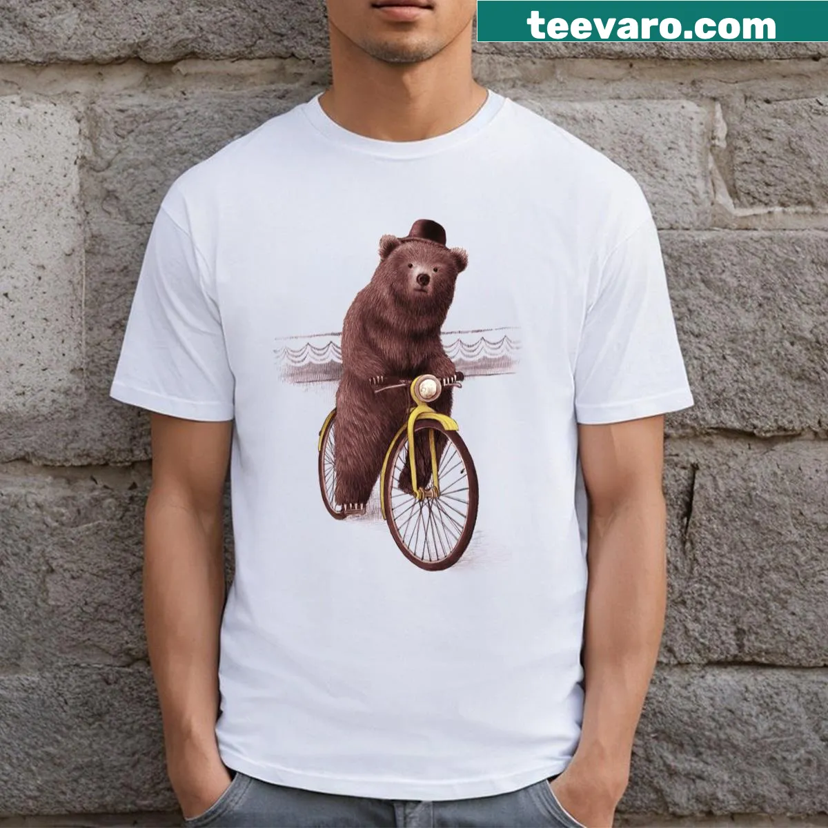 Barnabus-themed T-shirt with an uplifting message — on a men's t-shirt