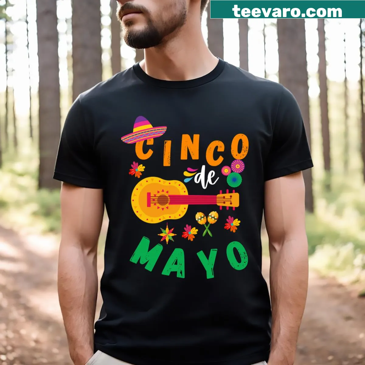 Fun Cinco De Mayo Men t-shirt celebrating the 5th of May — on a men's t-shirt