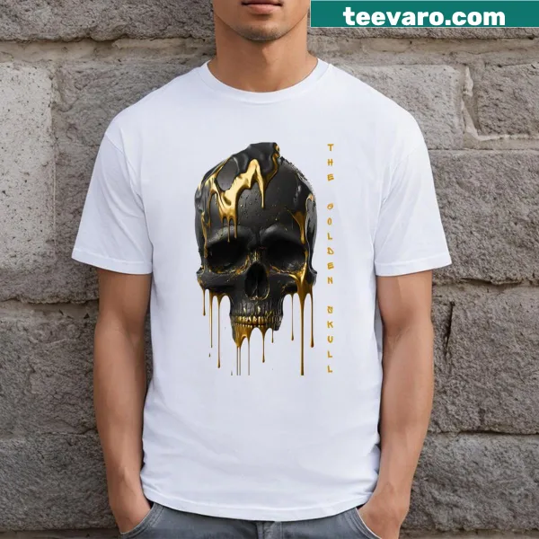 Skull logo t-shirt with bold silhouette design