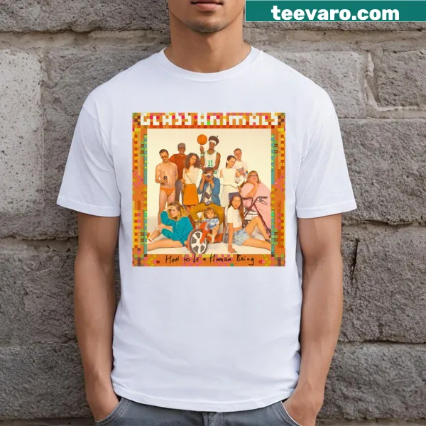 Album cover illustration T-shirt for Glass Animals