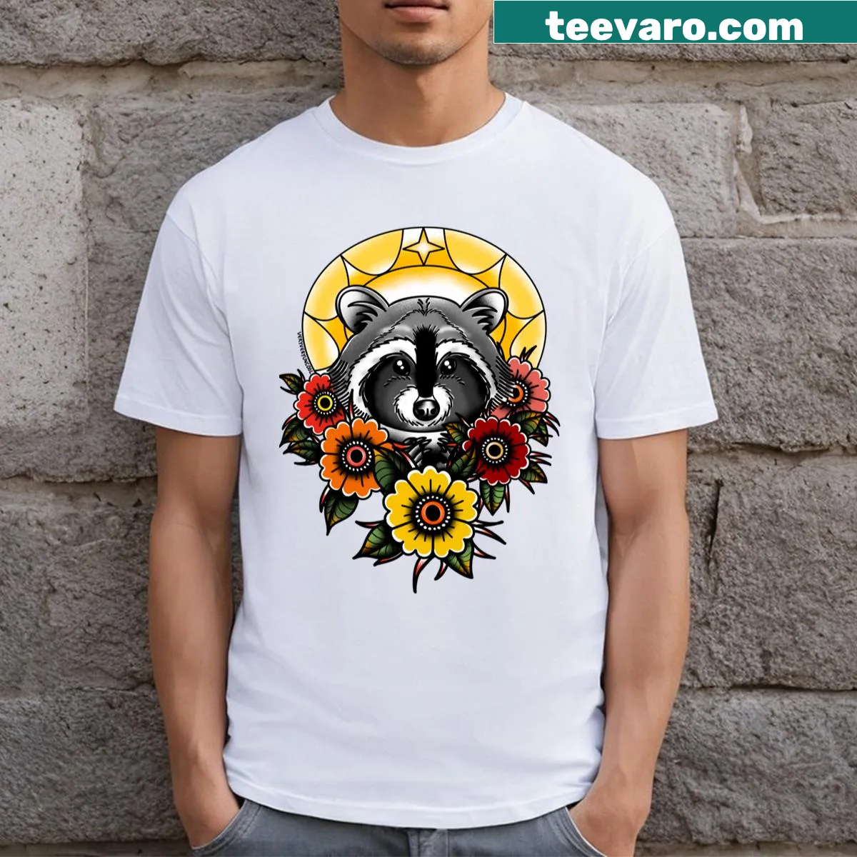 Funny typography design on a King Of Trash T-shirt — on a men's t-shirt