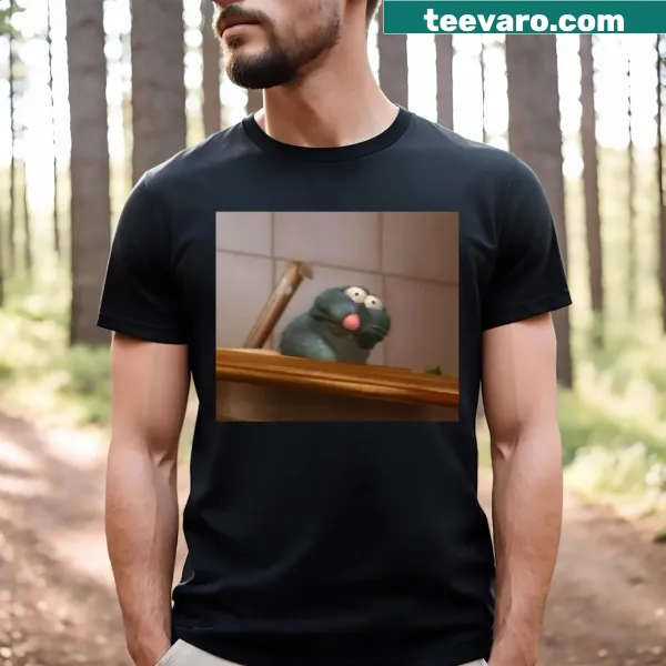 Funny Remy the Vomiting Rat t-shirt with amusing illustration