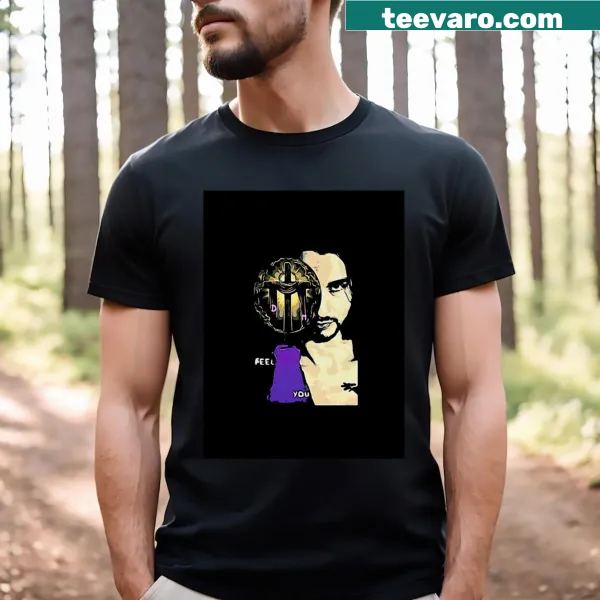 T-shirt featuring intricate rose tattoo graphic