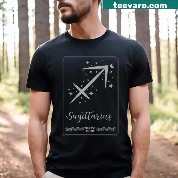 Sagittarius-themed T-shirt celebrating the year 2010