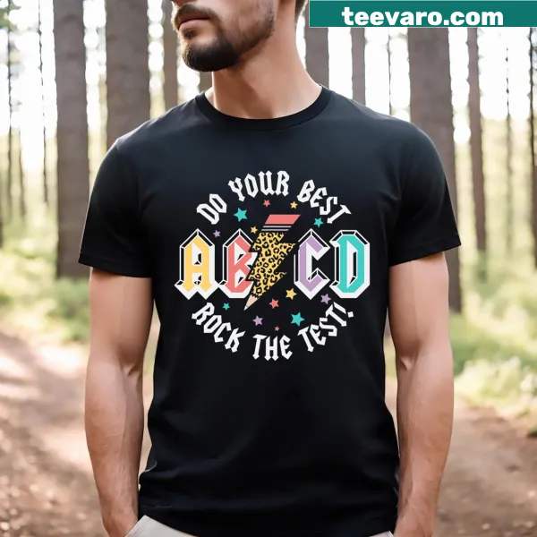 Funny Test Day T-shirt with a playful slogan for students