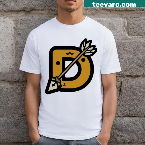 Minimalist T-shirt featuring the first letter of the name in elegant font