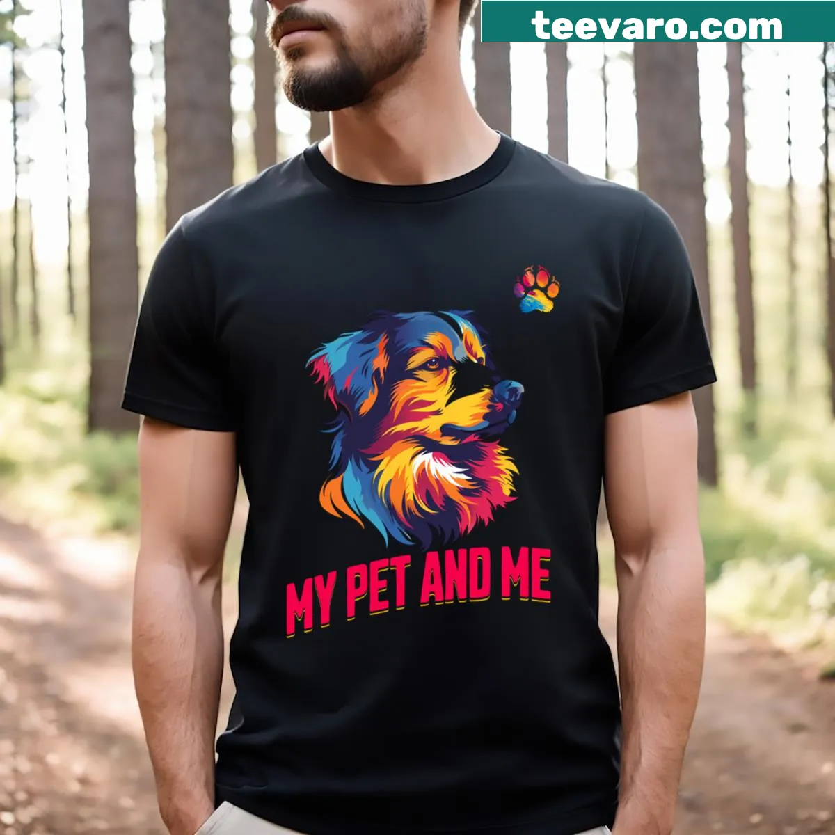 Graphic tee celebrating the transformative power of digital art — on a men's t-shirt