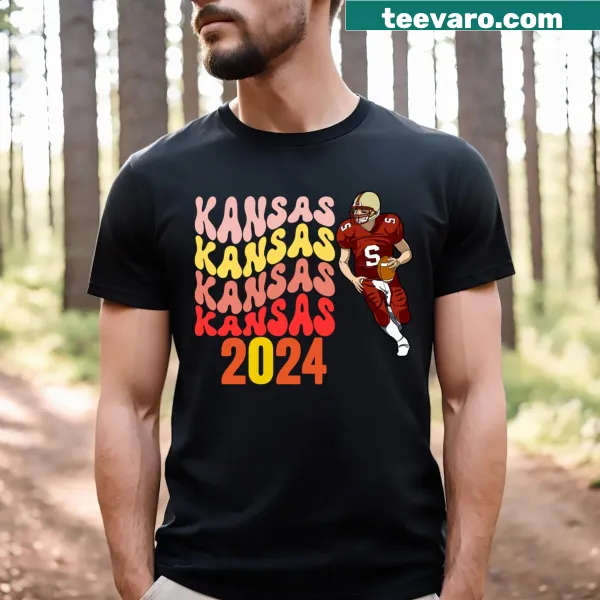 Kc Touchdown T-shirt featuring a bold football touchdown design
