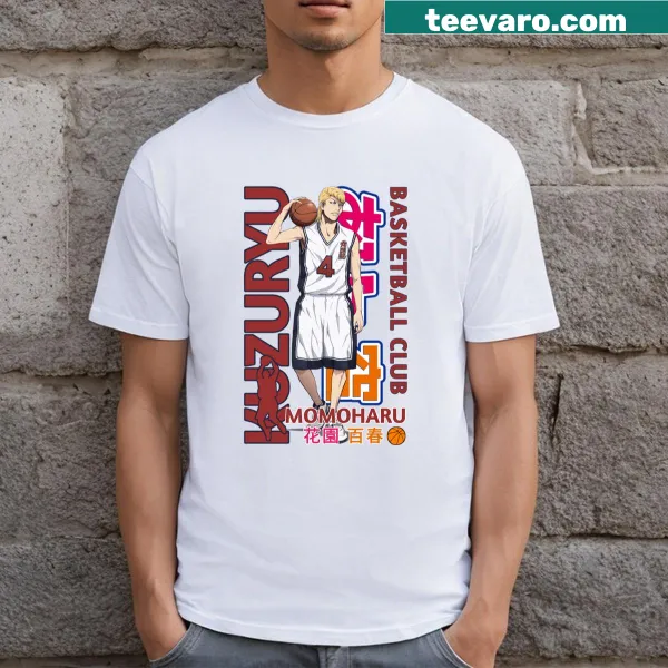 Kuzuryu Basketball Club T-shirt featuring a club logo design
