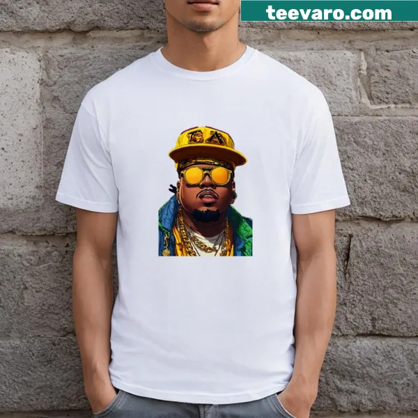 Funny glasses graphic T-shirt for men