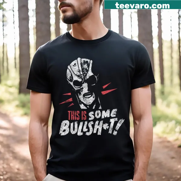 Sarcastic t-shirt with retro text reading 'This Is Some Bullsh'