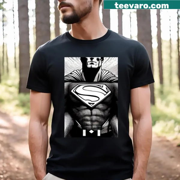 Superhero-themed essential T-shirt design