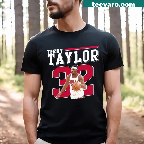 T-shirt honoring Terry Taylor with bold typography