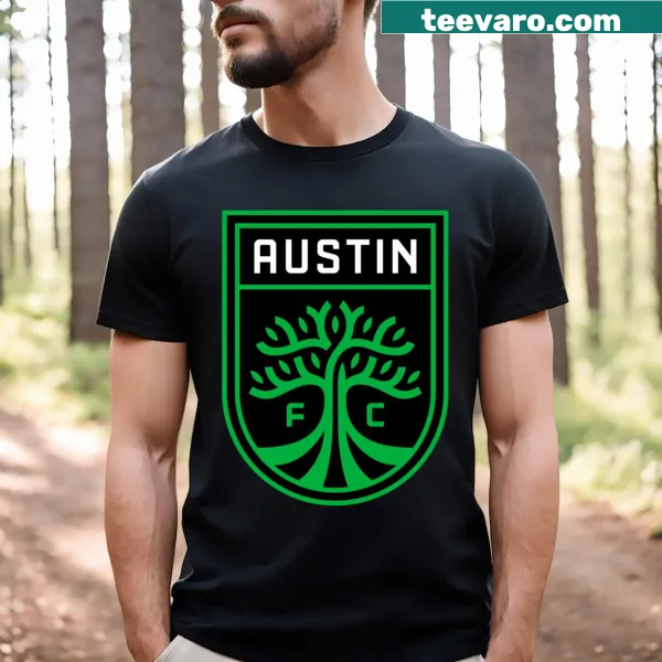 T-shirt featuring the logo of Austin, Texas