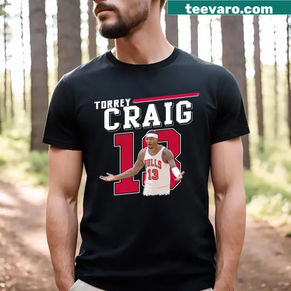 Torrey Craig basketball themed T-shirt