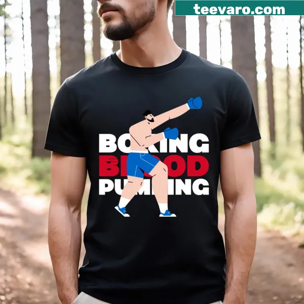 Bold boxing lover t-shirt featuring a dynamic graphic design