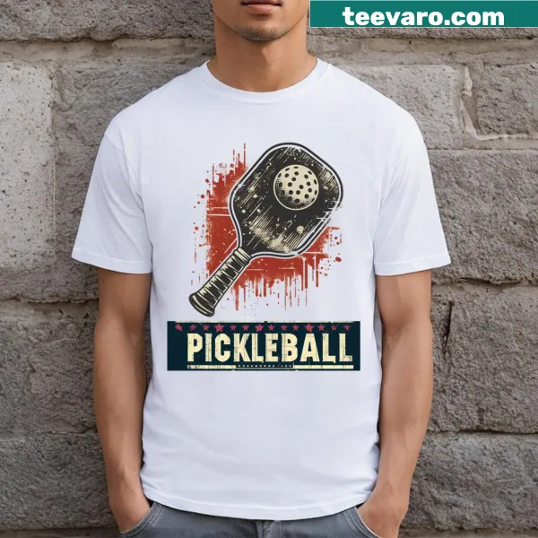 T-shirt with 'Pickleball Mania' celebrating the sport