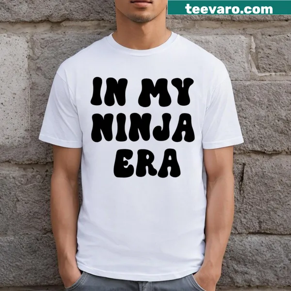 Retro ninja t-shirt with 'In My Ninja Era' text