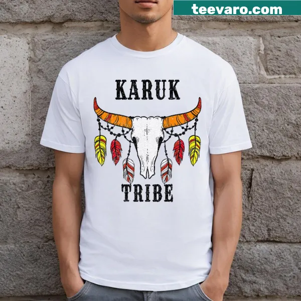 Karuk Tribe Pride T-shirt representing Native American culture