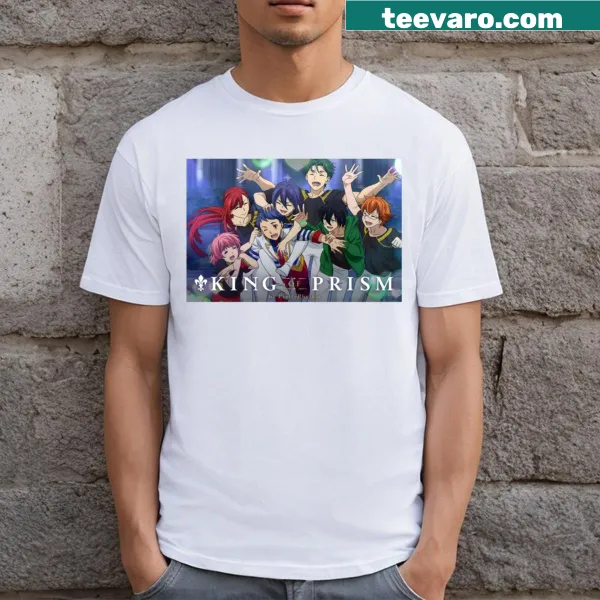 Anime-themed T-shirt with King Of Prism design