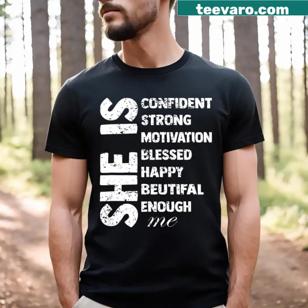 Empowering t-shirt celebrating confidence and strength for Black History Month