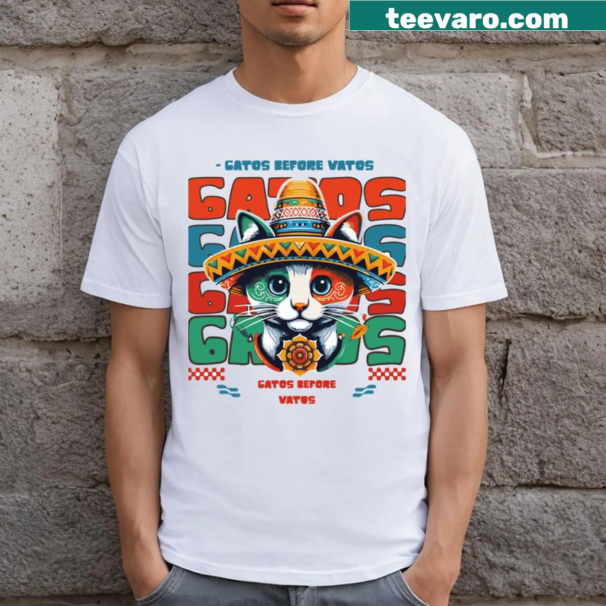 Humorous taco graphic on a T-shirt — on a men's t-shirt