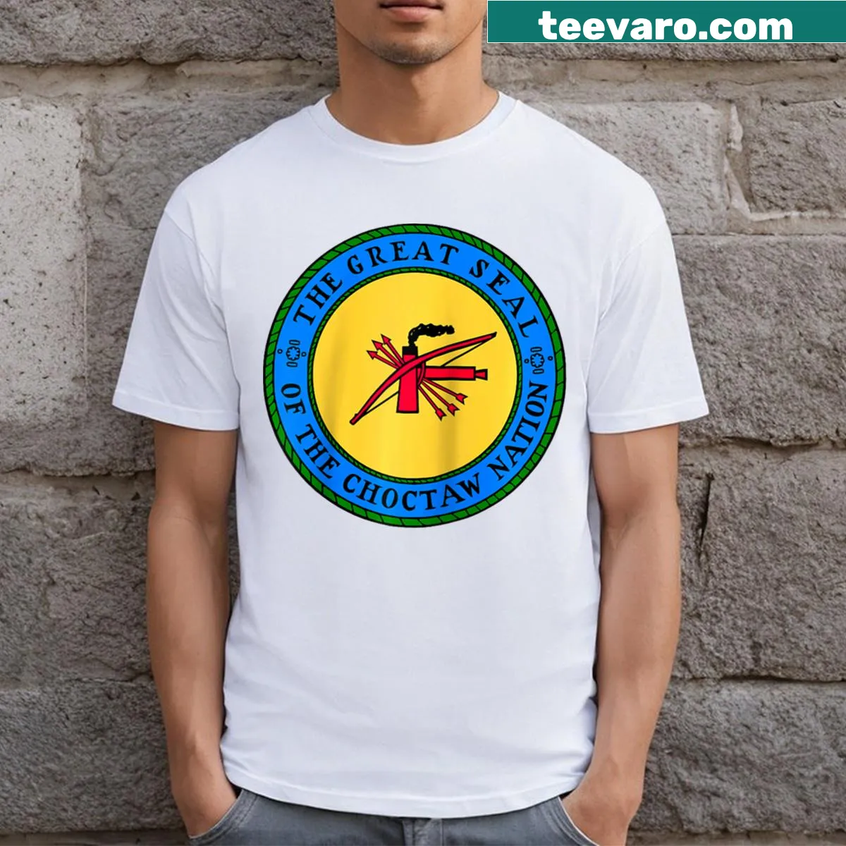 Funny T-shirt featuring humorous text design — on a men's t-shirt