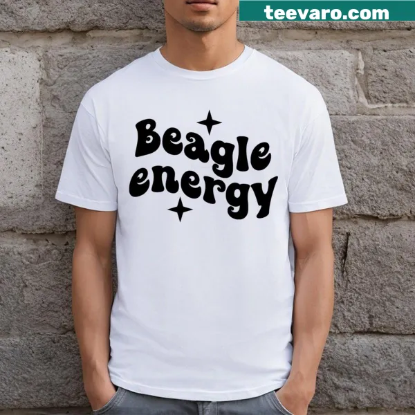 Illustration of a beagle with a bandana on a T-shirt
