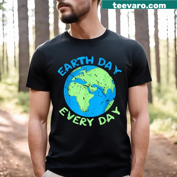 Inspirational Earth Day T-shirt with 'Save The Planet' message