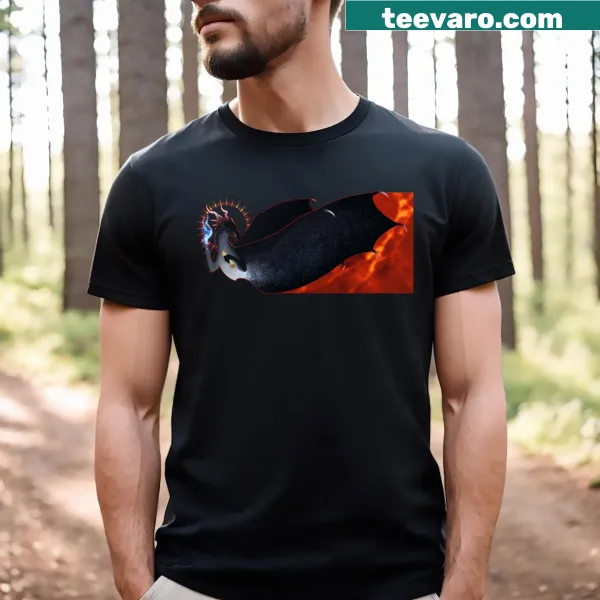 Graphic t-shirt featuring the Evil Darkstalker character